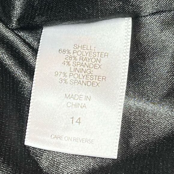 New York & Co. Collection gray herringbone sleeveless dress size 14 - Picture 12 of 15